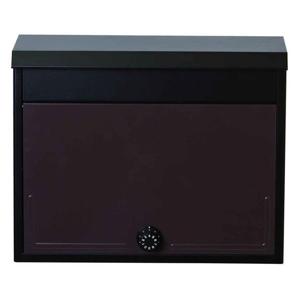 ケイ・ジー・ワイ工業 ポスト 郵便ポスト ダイヤル式 スタイルポスト ブラウン 325871 1個（直送品）