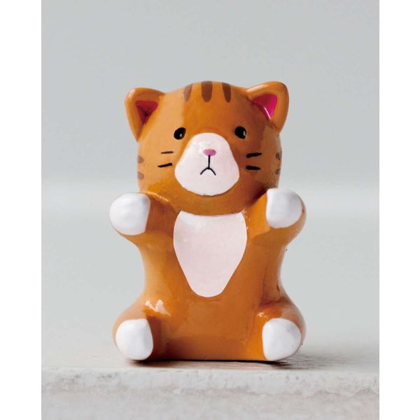 サンライフ 箸 18cm 箸置き セット アニマルはしっこ 木製 天然木 ネコ