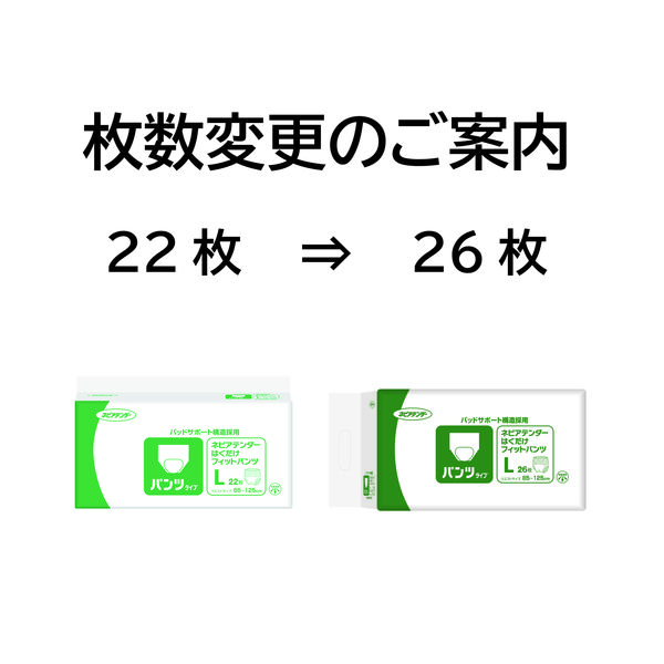 王子ネピア ネピアテンダーはくだけフィットパンツLサイズ 49500 1パック（26枚入） - アスクル