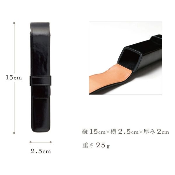 Il Bussetto イル・ブセット ペンケース 牛革 1本入れ用 レッド