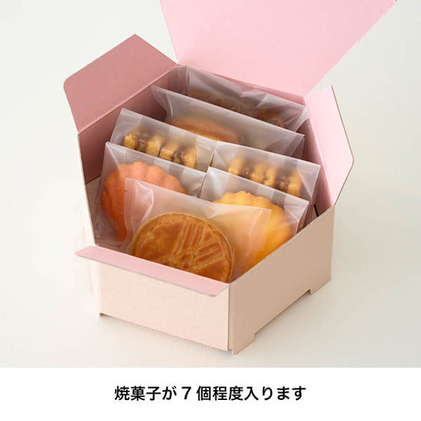 ヘッズ きらび六角BOX-M/ピンク(10枚) KRP-HGM 1セット(5パック×10枚 
