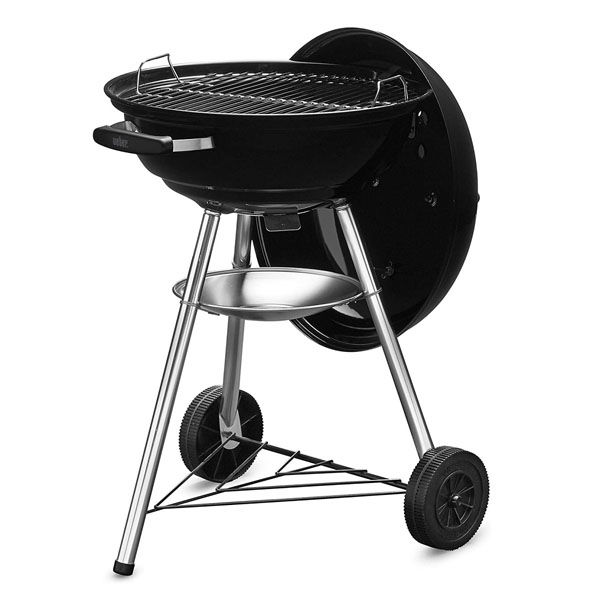 Weber 1221308 コンパクトケトル チャコールグリル 47cm 温度計
