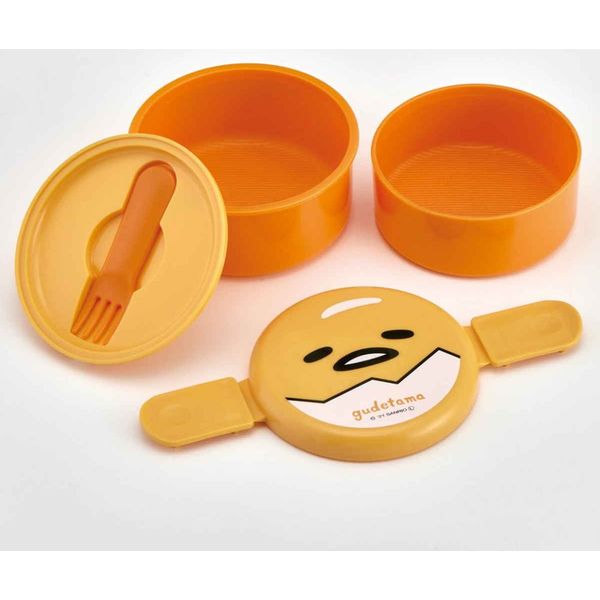 スケーター 弁当箱 2段 500ml 丸型 ぐでたま フェイス 382849 1