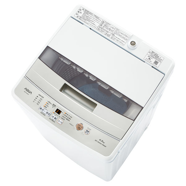 AQUA 洗濯機 4.5kg AQW-S4M（W） 1台