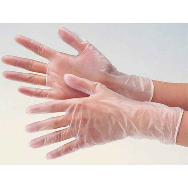 使い捨て手袋　ビニール手袋　S　IDVT-50S 1セット（3箱：50枚入×3） イデアス　プラスチックグローブ　使い捨て　手袋