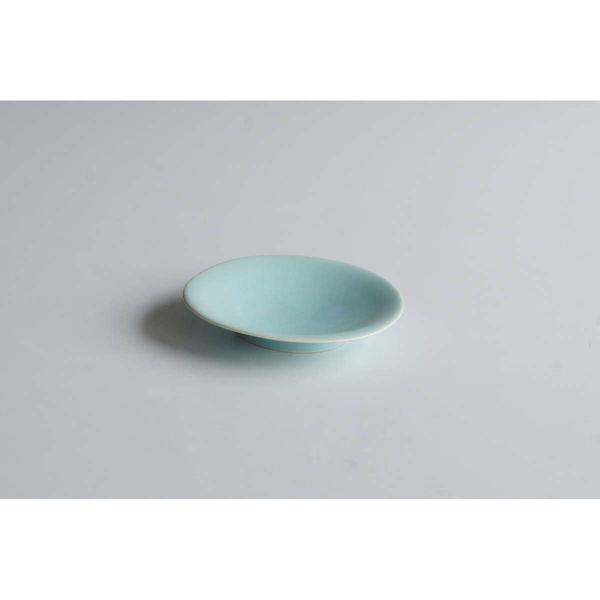 ロロ プレート 11cm 美濃焼 結 皿 和食器 磁器 日本製 浅葱 313780 1個