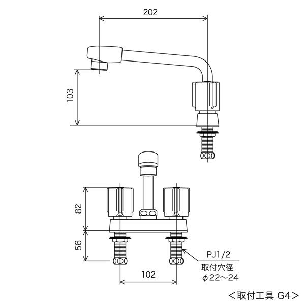 KVK KV KM17GN 2ハンドル混合栓 1台(直送品) - アスクル KVK KV KM17GN 2ハンドル混合栓 1台(直送品) - アスクル