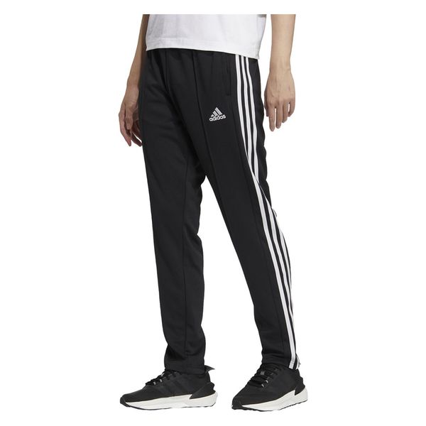 adidas(アディダス) メンズ ロングパンツ スリーストライプス ダブルニットトラックパンツ J/XL ブラック／ホワイト BXF57（直送品）  アスクル