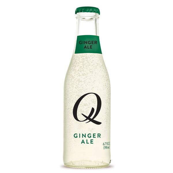 Qドリンクス ジンジャーエール 瓶 198ml 1セット（48本） - アスクル