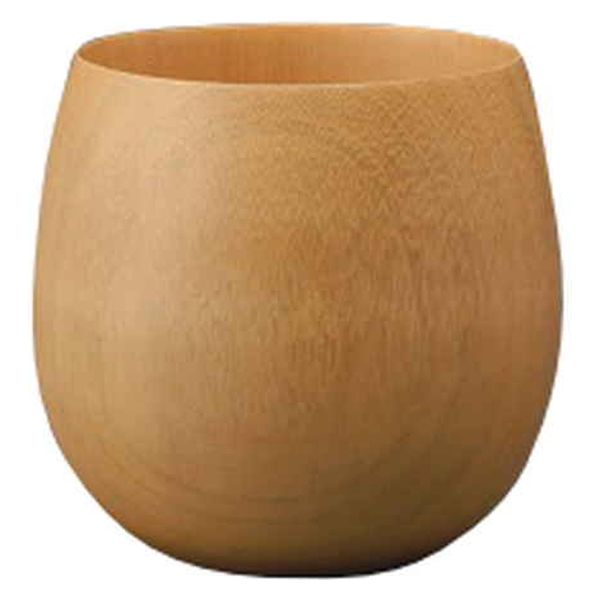 若兆 コップ 220ml 木製 エッグ型 漆 エッグカップ 天然木 食器