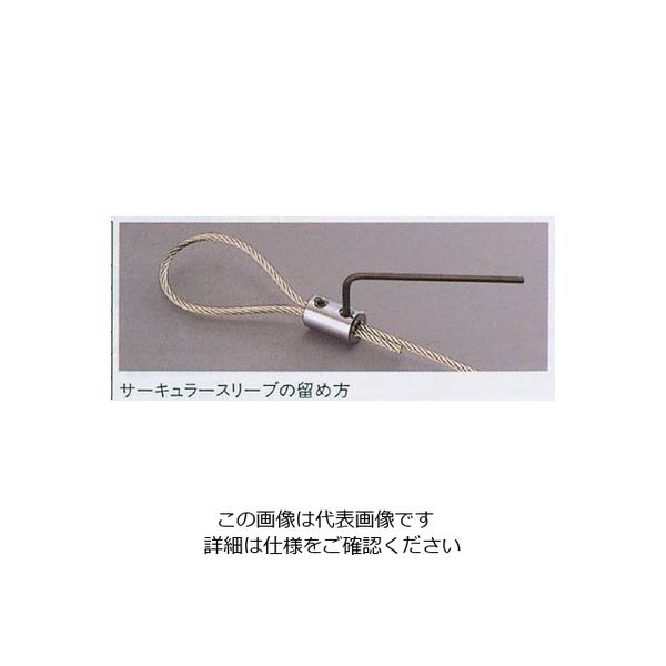 エスコ 2.0mm ワイヤークリップ(真鍮クロームメッキ) EA628SE-15