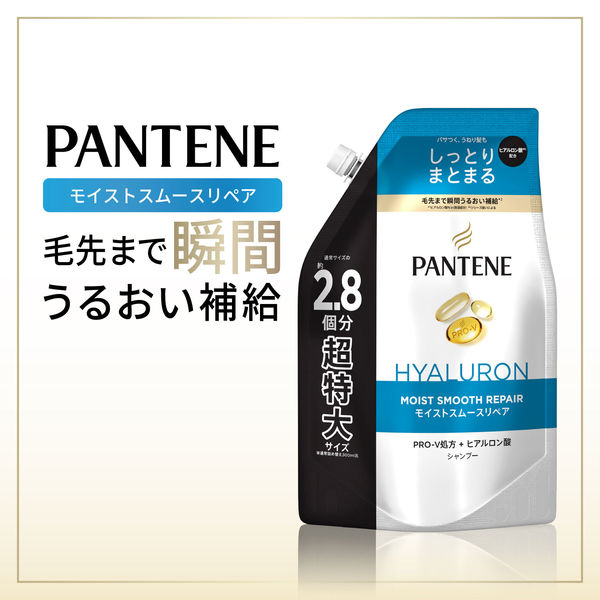 Pu0026G パンテーン モイストスムースケア シャンプー つめかえ超特大サイズ 860ml