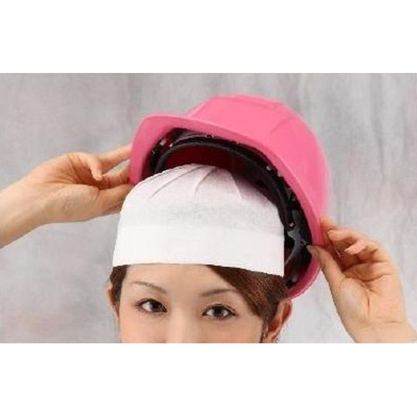 トーヨーセフティー ヘルメット用使い捨てインナー 紙帽子 75-A 1セット(50枚:10枚×5パック)