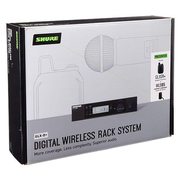 SHURE ハーフラック型受信機付ラベリア・ワイヤレスシステム
