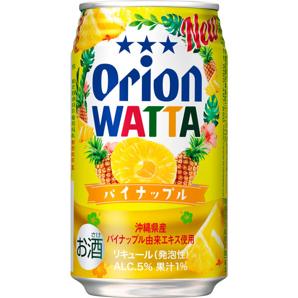 チューハイ 酎ハイ サワー オリオン WATTA パイナップル 缶 350ml 1箱