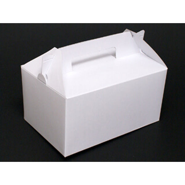 ヤマニパッケージ ケーキ箱 DE-17 ショートホワイト #6 300枚(50枚×6
