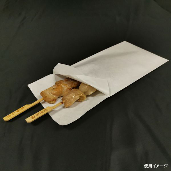 睦化学工業 惣菜袋 串物袋(1～3本用) 130×275 2000枚(100枚×20