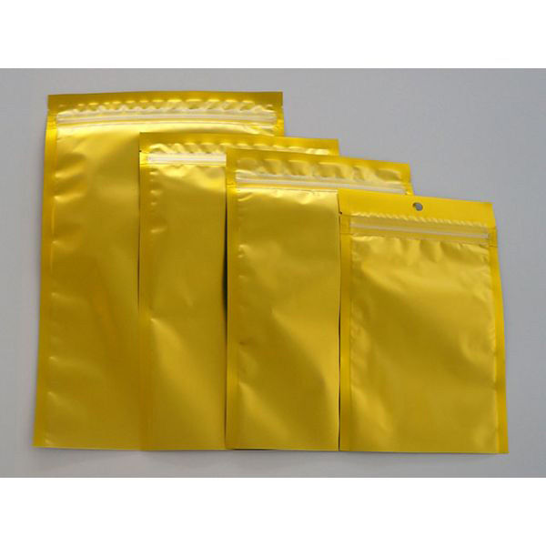 チャック付袋 片面金アルミマットチャック袋 150×245mm AG-3 500