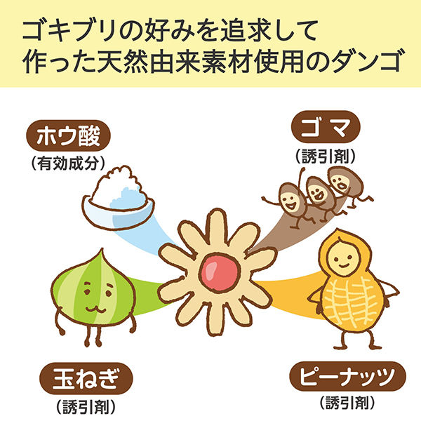 アース製薬 ホワイトキャップ ゴキブリホウ酸ダンゴ 16個 782548 アース製薬 ホワイトキャップ ゴキブリホウ酸ダンゴ 16個 782548