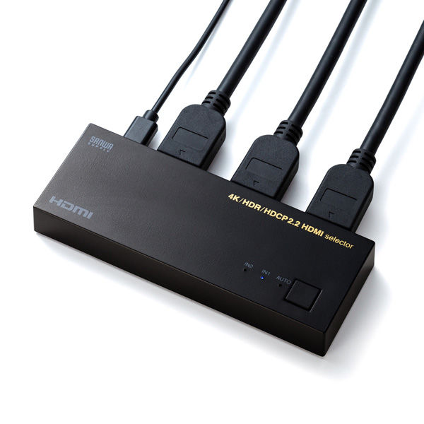 サンワダイレクト HDMI 切替器 セレクター 400-SW017 - その他