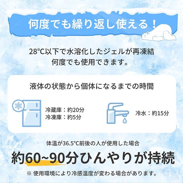 RABLISS クールネックリング(ホワイト) KO283 ネッククーラー 冷感アイスバンド 熱中症対策 フリーサイズ（直送品）