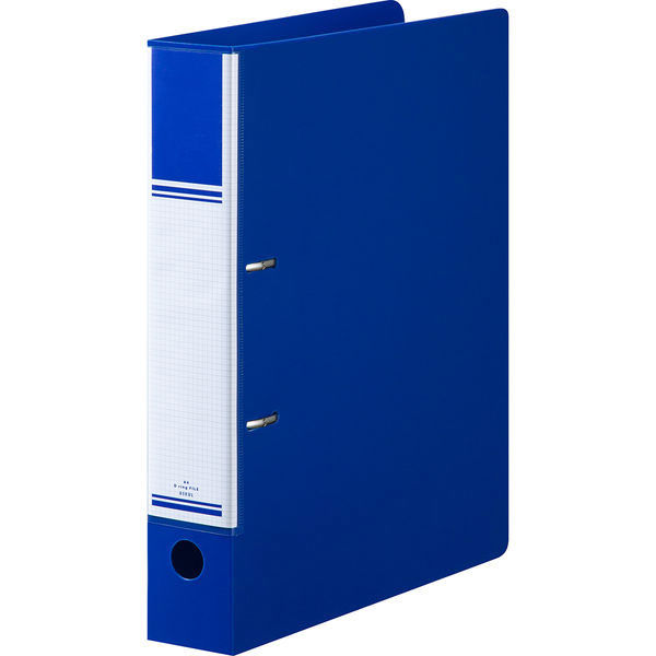 03040505出品 リヒトラブ リクエスト D型リングファイル（くるみ貼り） A4タテ