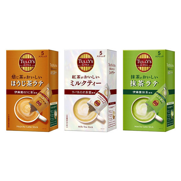 伊藤園 TULLY'S COFFEE 辛かっ タリーズスティック カフェラテ 5本