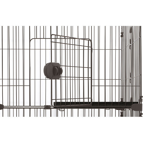 アイリスオーヤマ 猫 3段 キャットケージ 猫用品 幅約93×奥行約63×高さ 