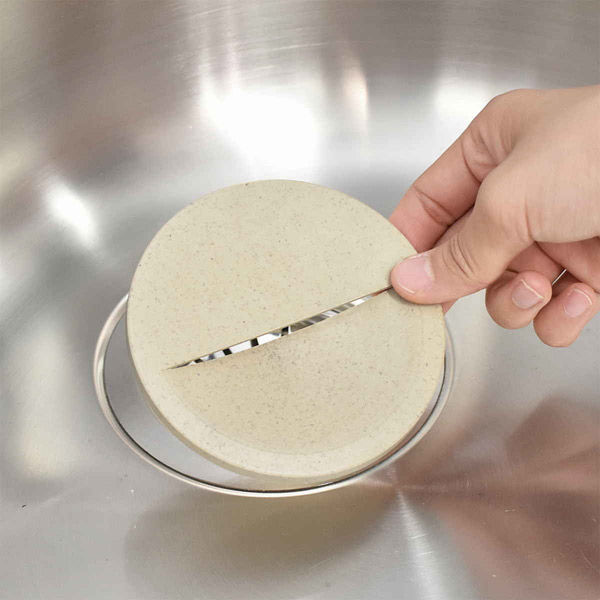 逸品社 排水溝カバー Mサイズ 8cm 竹粉 抗菌 排水口用フタ 逸品社 排水溝カバー Mサイズ 8cm 竹粉 抗菌 排水口用フタ