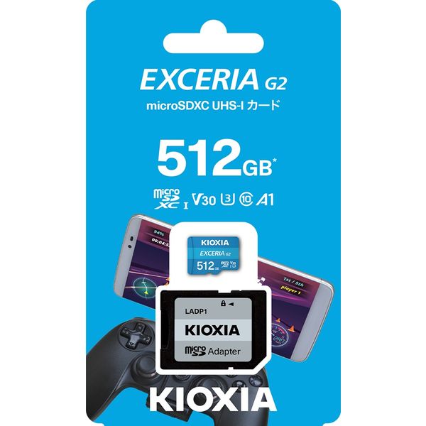 microSDカード 512GB V30 U3 C10 A1 KMU-B512G 1個 KIOXIA - アスクル