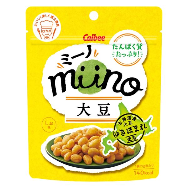 miino（ミーノ）大豆 しお味 6袋 カルビー スナック菓子