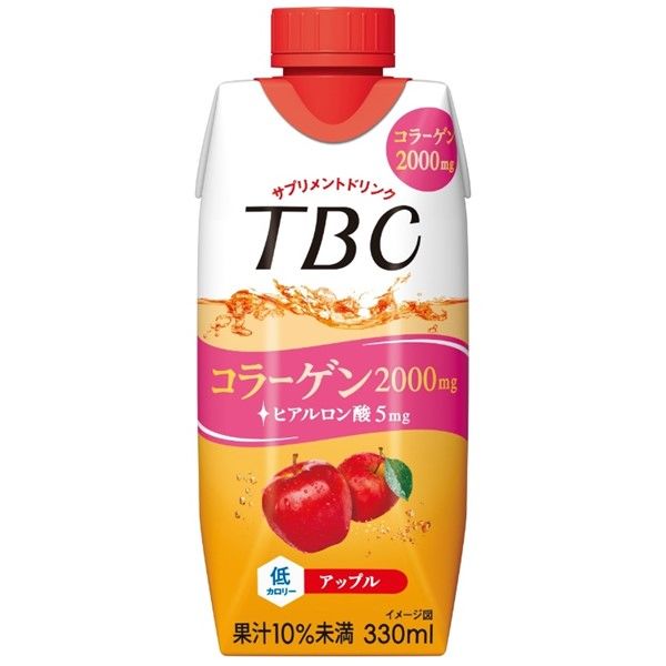 森永乳業 TBC コラーゲン アップル 330ml 1セット（24本） 紙