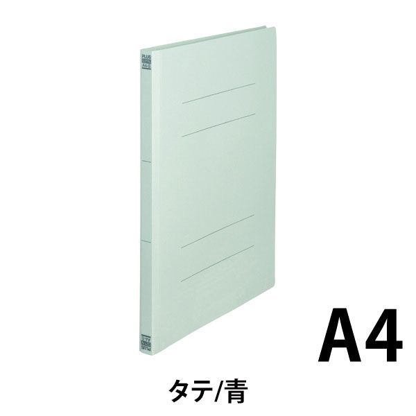 【新品】（まとめ） プラス フラットファイル樹脂 021N A4S 青【×30セット】