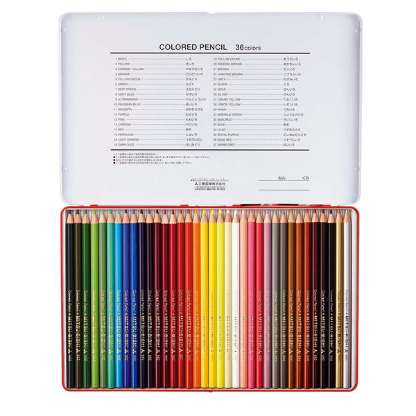 三菱鉛筆（uni ユニ） 色鉛筆 880 36色セット K88036CPN 1個 - アスクル