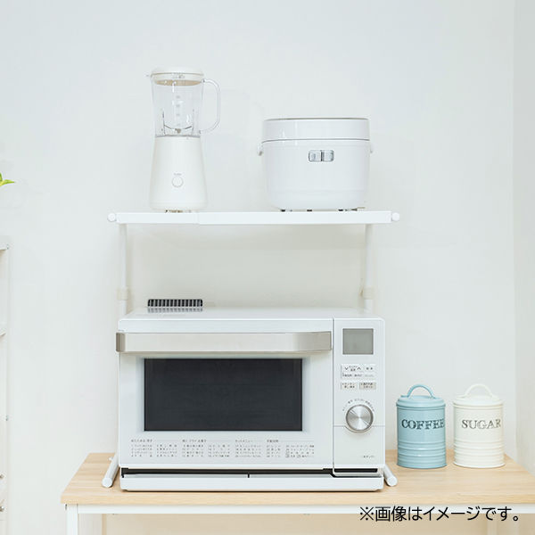 Amazon.co.jp: DEWEL レンジラック レンジ台 レンジ上ラック