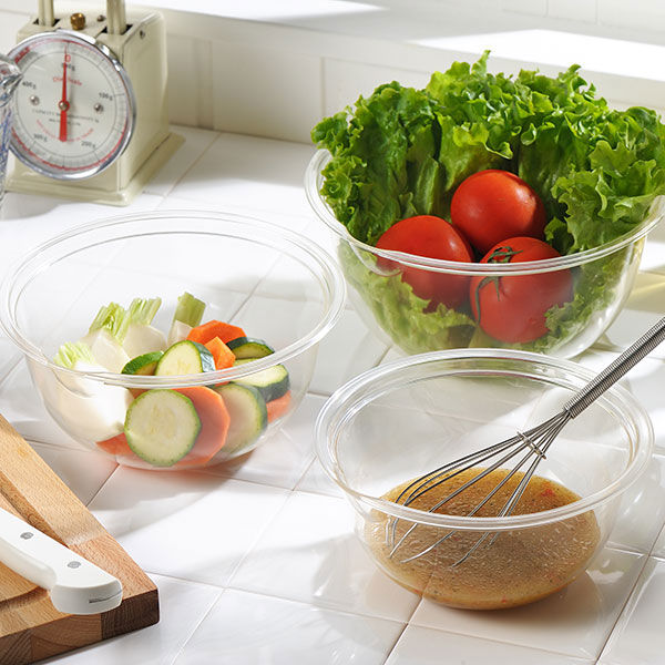 レンジボウル3点セット （17・19・21cm） ヨシカワ - アスクル