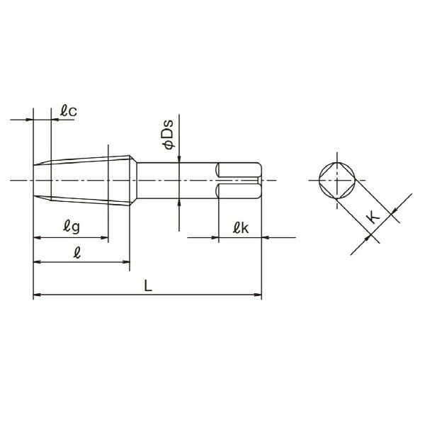 オーエスジー インターラップ形管用テーパタップ EXーIRT 2.5P PT 3/8ー 19 EX-IRT 3/8-19 1本（直送品） - アスクル