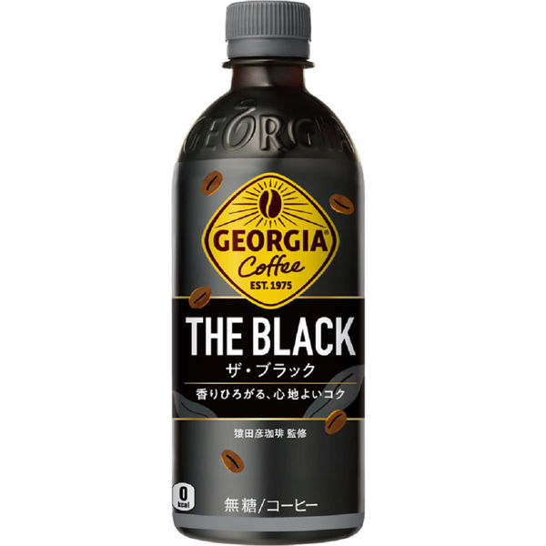 コーヒー】 ジョージア ザ・ブラック 500ml PET 1セット（48本