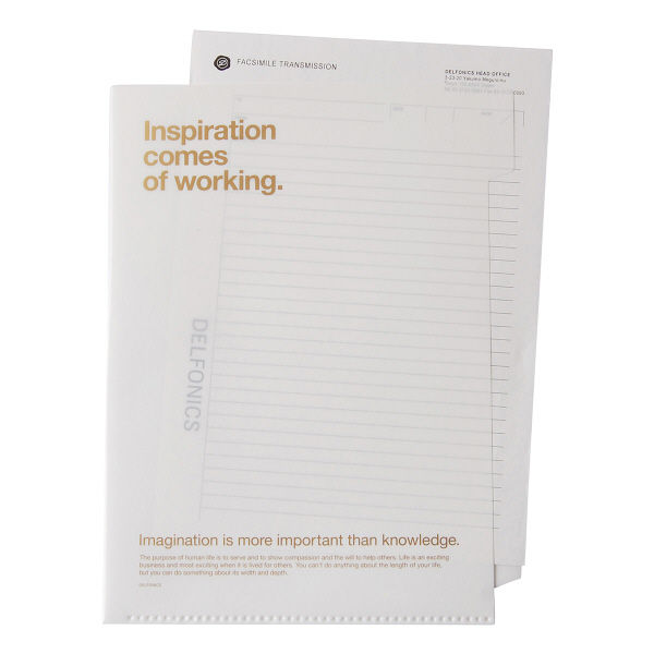 5パーツホルダー クリアファイル A4 ライトブルー 水色 デル