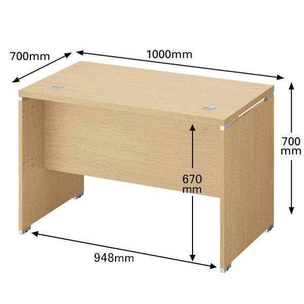 ARAN WORLD EIDOS エイドス ローカウンター ライトオーク 幅1000×奥行
