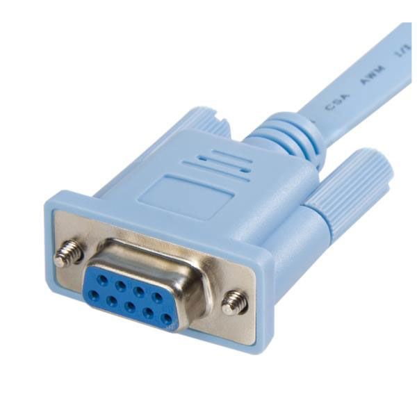 1.8m RJ45 - DB9 Ciscoコンソールケーブル DB9CONCABL6 1個 StarTech