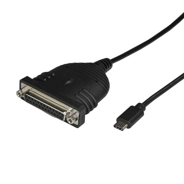 USB-C - パラレルプリンタケーブル　USB 2.0準拠　ICUSBCPLLD25　1個　StarTech.com（直送品）