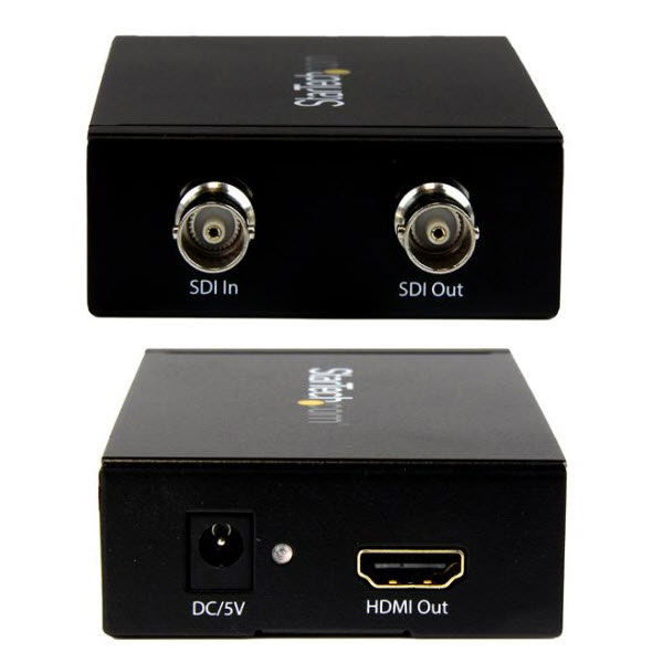 3G SDI BNC - HDMIコンバーター SDI2HD 1個 StarTech.com（直送品 