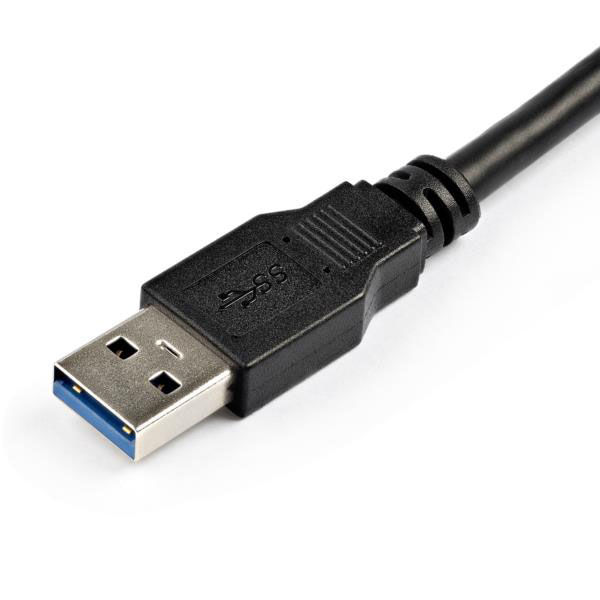 USB 3.0延長ケーブル 2m オス/メス ブラック USB3SEXT2MBK 1個 アスクル