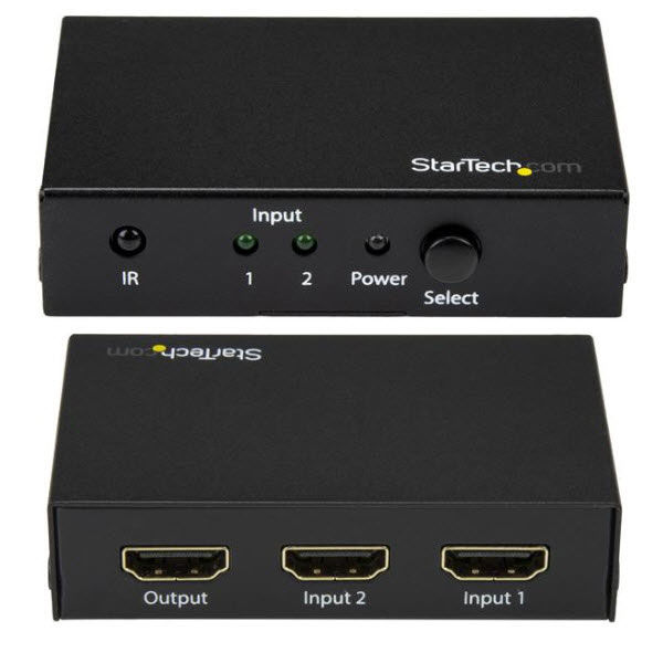 Startech.com 2入力1出力HDMIディスプレイ切替器/スイッチャ―/セレクター VS221HD20 1個