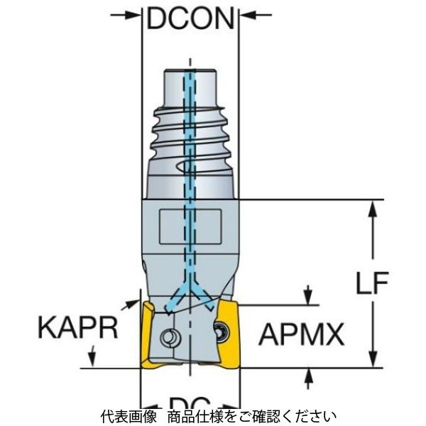 サンドビック フライスコロミル R390ー032EH25ー17L R390-032EH25-17L 1個（直送品） - アスクル