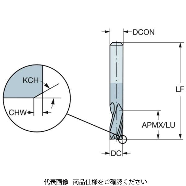 サンドビック（SANDVIK） ソリッドエンドミル 1P231-0900-XA1630 1本