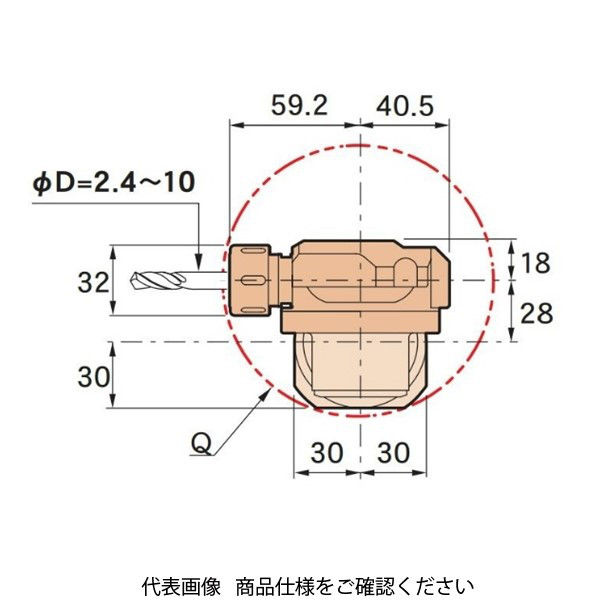 アングルヘッドハーフ ユニバーサル BT40-HUA10-135 C102.4-10 アングルヘッドハーフ ユニバーサル BT40-HUA10-135 C102.4-10