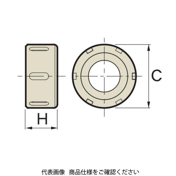 MSTコーポレーション コレットホルダナット NUA-CTA20 1個(直送 MSTコーポレーション コレットホルダナット NUA-CTA20 1個(直送