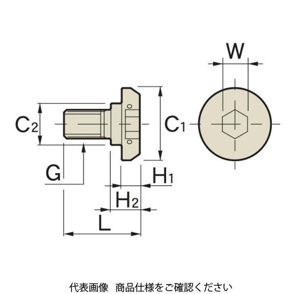 MSTコーポレーション 正面フライスアーバー用クランプボルト MBC-M20 1